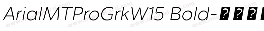 ArialMTProGrkW15 Bold字体转换